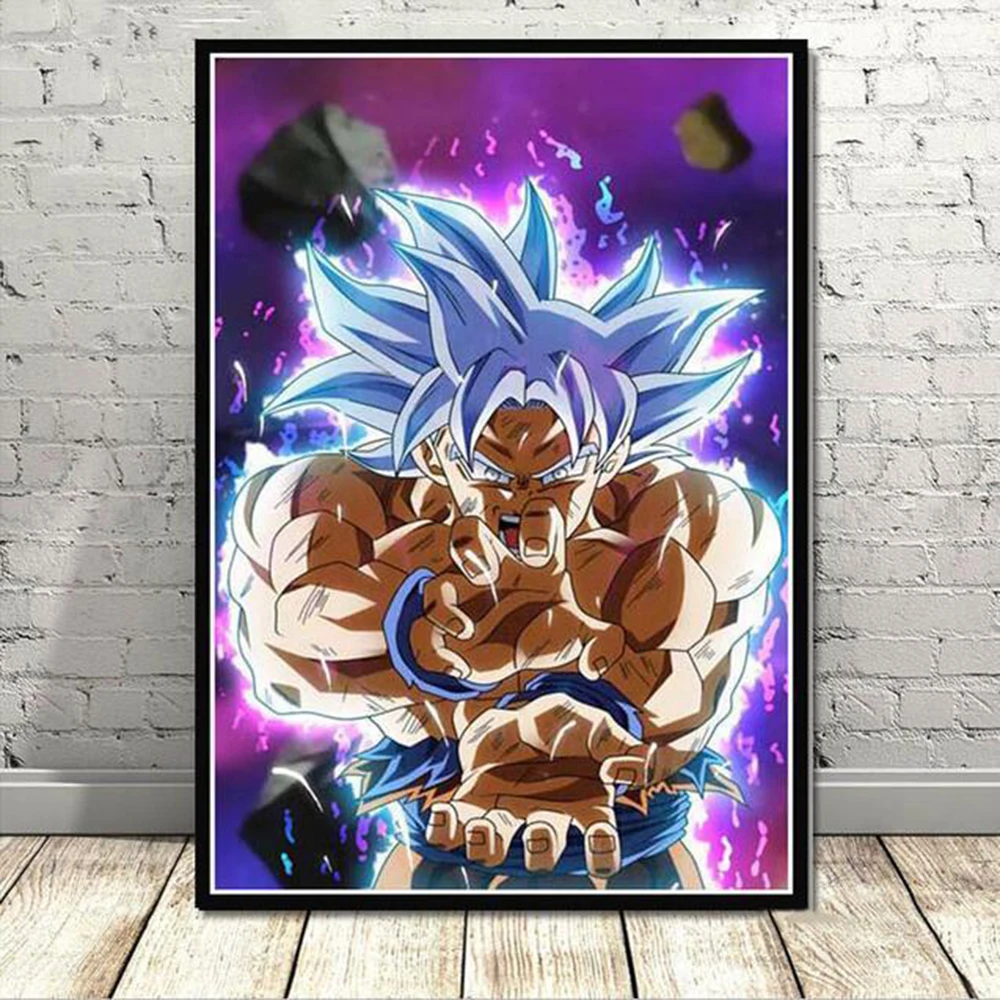 Japanese Anime Dragon Ball Goku Poster Picture Modular HD 5D Diamond Pattern Rhinestone Diamond Painting Cross Stitch Embroidery 