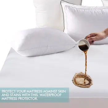 

Bamboo Anti-mite Mattress Protector Breathable Protector Hypoallergenic 100% Waterproof baby mattress protector Mattress Pad