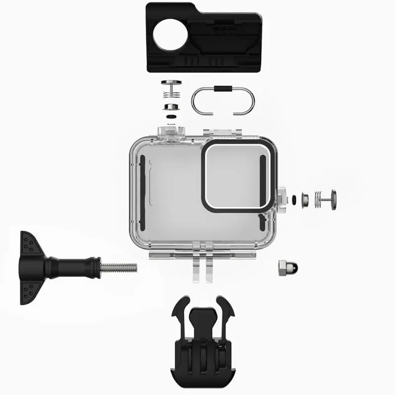 60 м водонепроницаемый защитный чехол Дайвинг Корпус Крышка для GoPro Hero 8 камера комплект