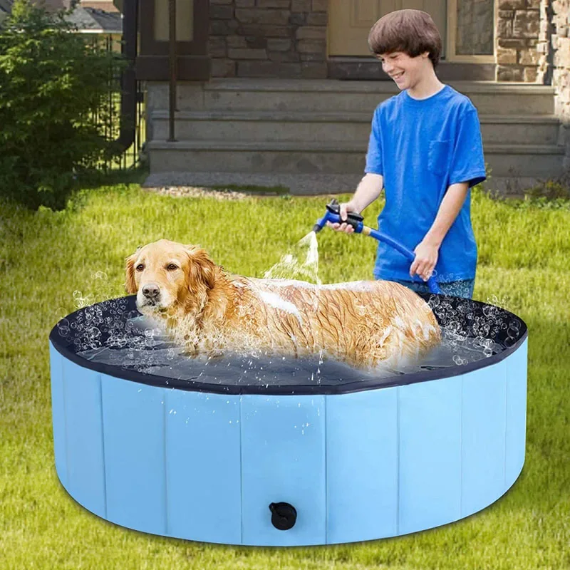 Dog Swimming Bath Pet Foldable Bathtub Large Dog Swimming pool
