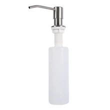 Kitchen Soap Dispenser For Bathroom Detergent Sink Soap Dispenser Stainless Steel Liquid Soap Organizer