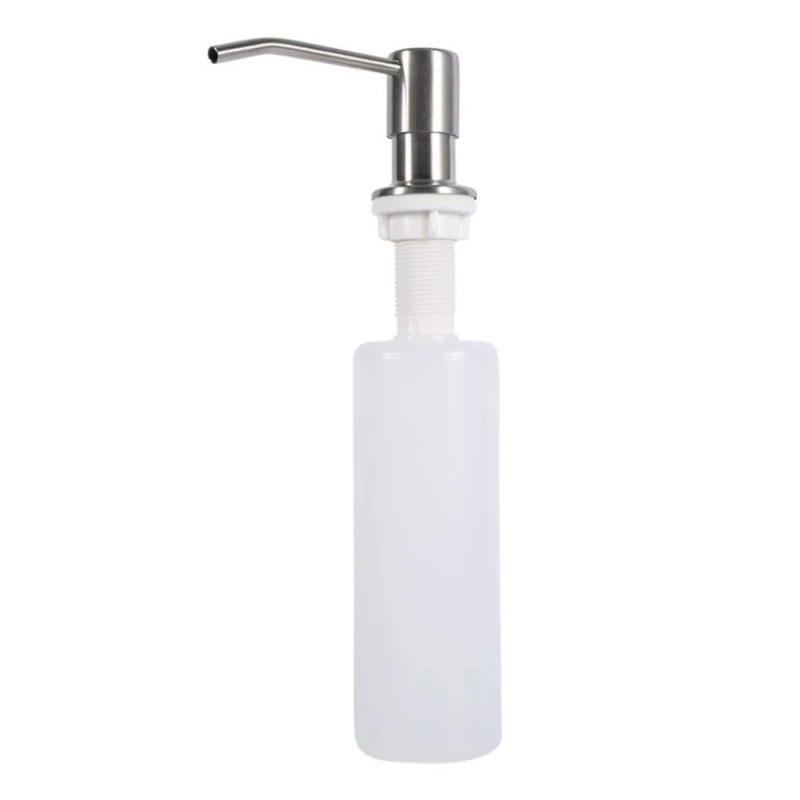

Kitchen Soap Dispenser For Bathroom Detergent Sink Soap Dispenser Stainless Steel Liquid Soap Organizer