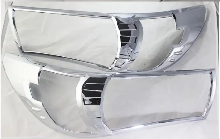 ABS хромированный головной светильник Накладка для Toyota HILUX REVO- фары крышка автомобильные аксессуары