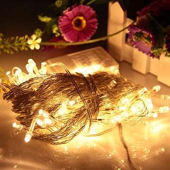 

Christmas Light AC110V-220V 10M 100LED Multi Color String Light for Christmas Holiday Festival Party Home Outdoor Decoration