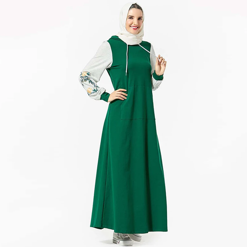 Худи для девочек abaya Дубай мусульманский хиджаб платье Абая для женщин Турция Кафтан Marocain кафтан Robe Tesettur Elbise Vestidos