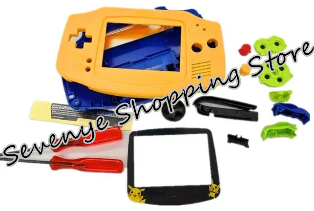 New Hot sale Housing Case for Gameboy Advance GBA Console case limited yellow shell