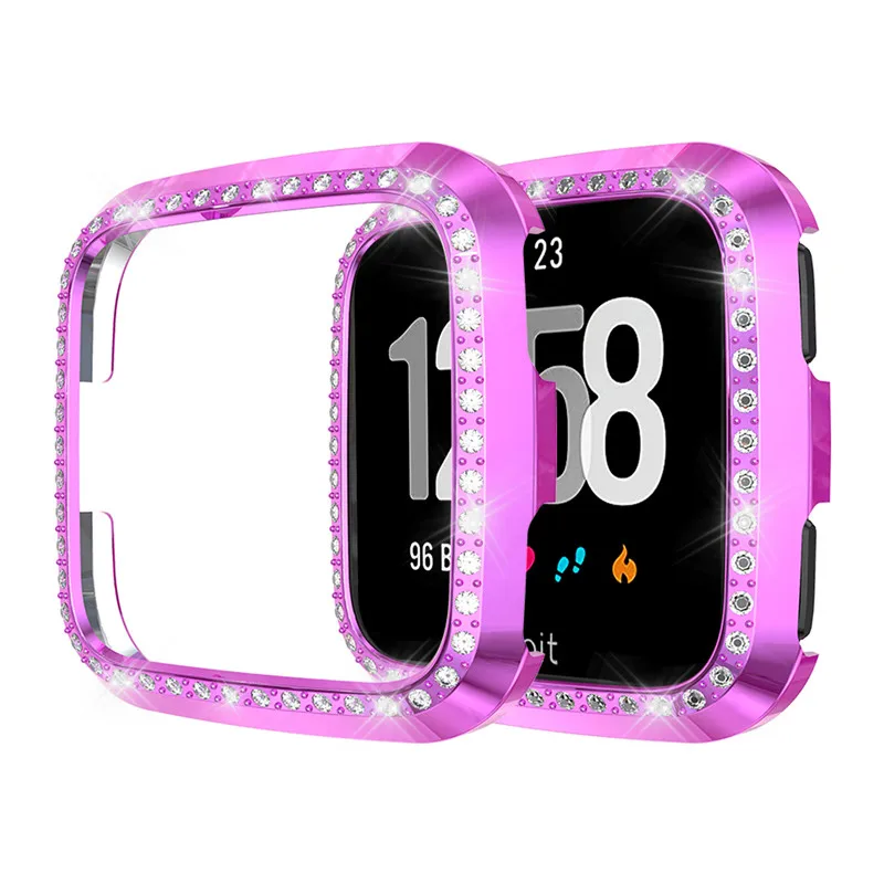 Блестящий чехол для часов Fitbit Versa Lite, защитный чехол для экрана, аксессуары для смарт часов Fitbit Versa Lite