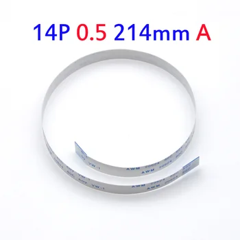 

2pcs/lot New FFC FPC flat flexible cable 0.5mm pitch 14 pin Forward Length 214mm Ribbon 14pin Flex Cable 20624 80c 60v vw-1