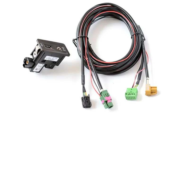 OEM CarPlay Mirror Link MIB USB AUX in AMI штепсельная вилка жгут для VW Golf 7 mk7 Sportsvan Tiguan MK2 2017