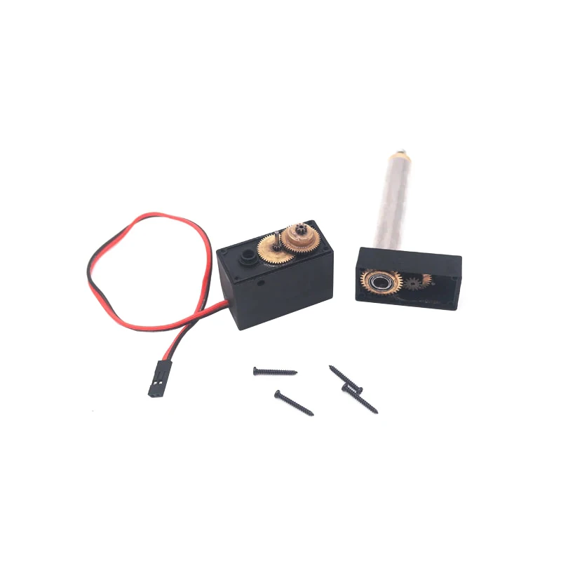 4 комплекта DIY обновленная Металлическая рукоятка приводной сервопривод части для HUINA 1550 RC Гусеничный автомобиль 15CH 2,4G 1:14 RC металлический экскаватор части металлического рычага