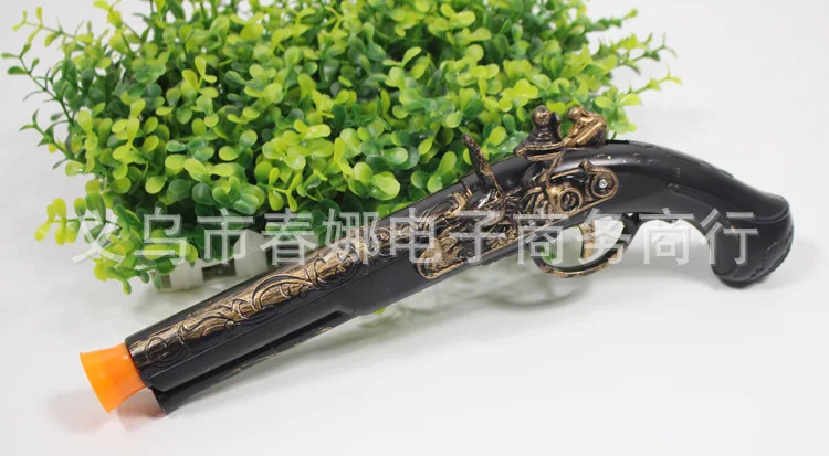 

Halloween Pirates Of The Caribbean Accessories hai dao qiang Children's Toy Gun Musket Caribbean hai dao qiang Toy