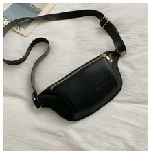 Дизайнерские поясные сумки для женщин кожаная поясная сумка на молнии женская маленькая нагрудная сумка одноцветная поясная сумка женская мини поясная сумка