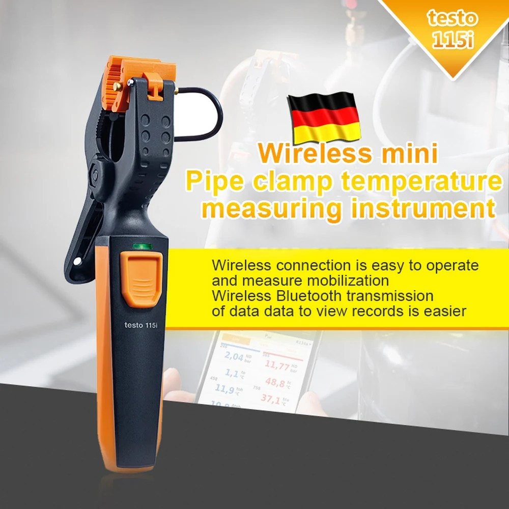 

Testo0563 Wireless Smart Manometer Diagnostic Manifold Bluetooth Air Conditioning Refrigeration Electronic Pressure Measurement