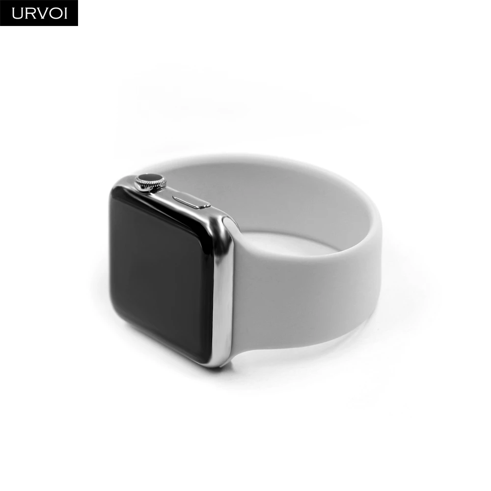 Ремешок URVOI Solo для Apple Watch sport band series 6 SE 5 4 3 2 1 сменный эластичный ремешок из жидкого