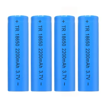 

top selling product in 2020 4PCS 3.7V 2200mAH Li-ion Rechargeable 18650 Battery For Flashlight Torch accept dropshipping