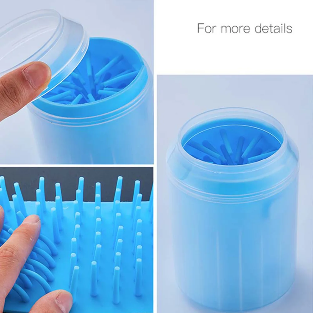 Pet Dog Foot Clean Cup Cleaning Tool Silicone Washing Brush Paw Washer French Bulldog Pug Supplies Pet Accessories For Dogs