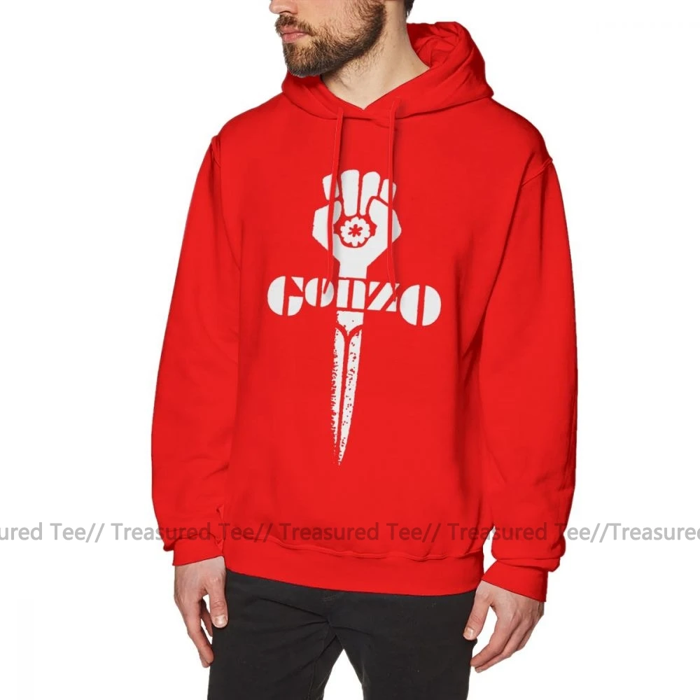 Sheriff Hoodie Hunter S Томпсон гонзо рубашка толстовки мужской популярный пуловер Толстовка Зимняя хлопковая длинная синяя XL уличная Толстовка - Цвет: Red