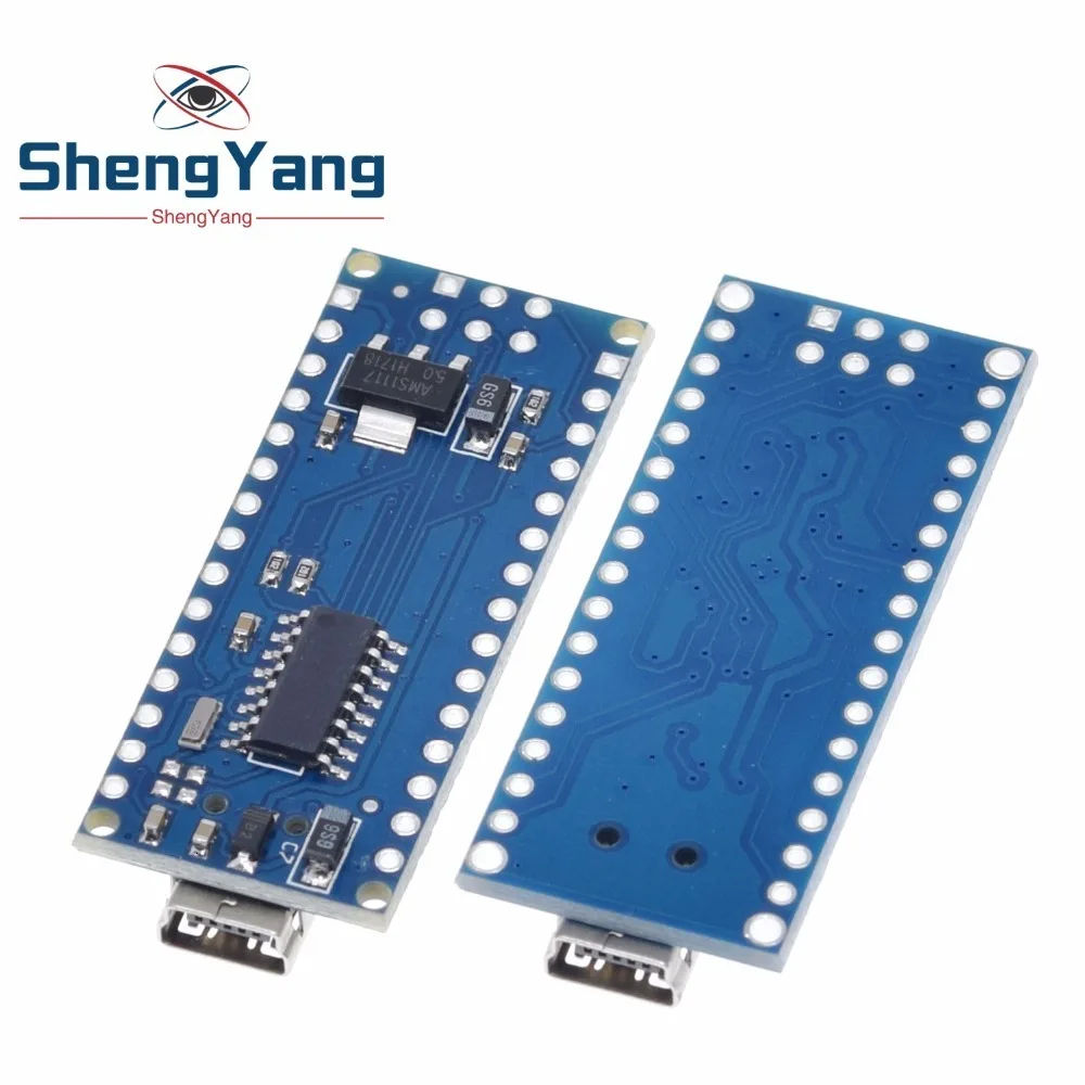 1 шт. Mini-USB с загрузчик Nano 3,0 контроллер совместим для arduino CH340 драйвер USB 16 мГц NANO V3.0 Atmega328 хорошее