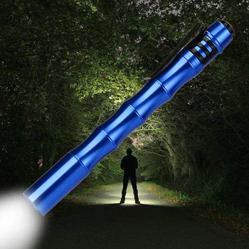 

New Fashion High Quality Mini Portable Supper Bright Flashlight Bamboo Shape LED Flashlights Drop Shipping