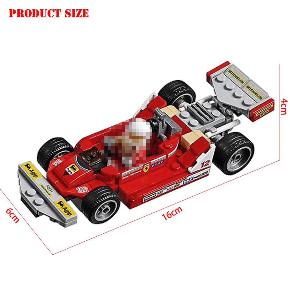 BZDA 883 шт Ferrari Ultimate гараж город скорость Чемпион строительные блоки модель