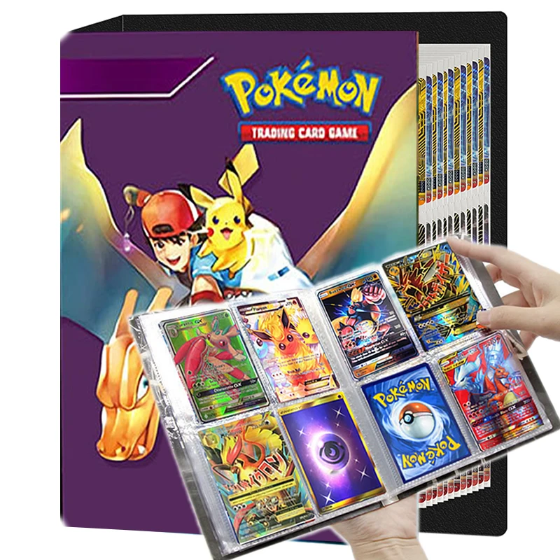 TAKARA TOMY-álbum de cartas de Pokemon para niños, 240 Uds., tarjeta de juego de Anime, carpeta de colección GX Cool Holder, carpeta, juguetes para niños, regalo de recompensa