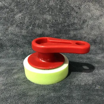

Hand Car Wax Polisher Pad Polishing Block Manual Waxer Waxing Tool Handle Hook and Loop With Sponge Car Care Applicator