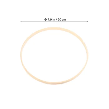 

12pcs 10cm Dream Catcher DIY Rings Round Bamboo Hoop Frame Craft Making Materials