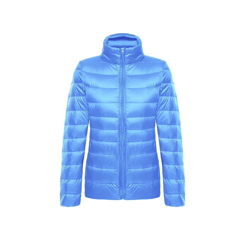 Heydress winter Down jacket women 90% duck down coat Ultra Light warm Female Portable plus size down jacket winter - Цвет: Bsky blue