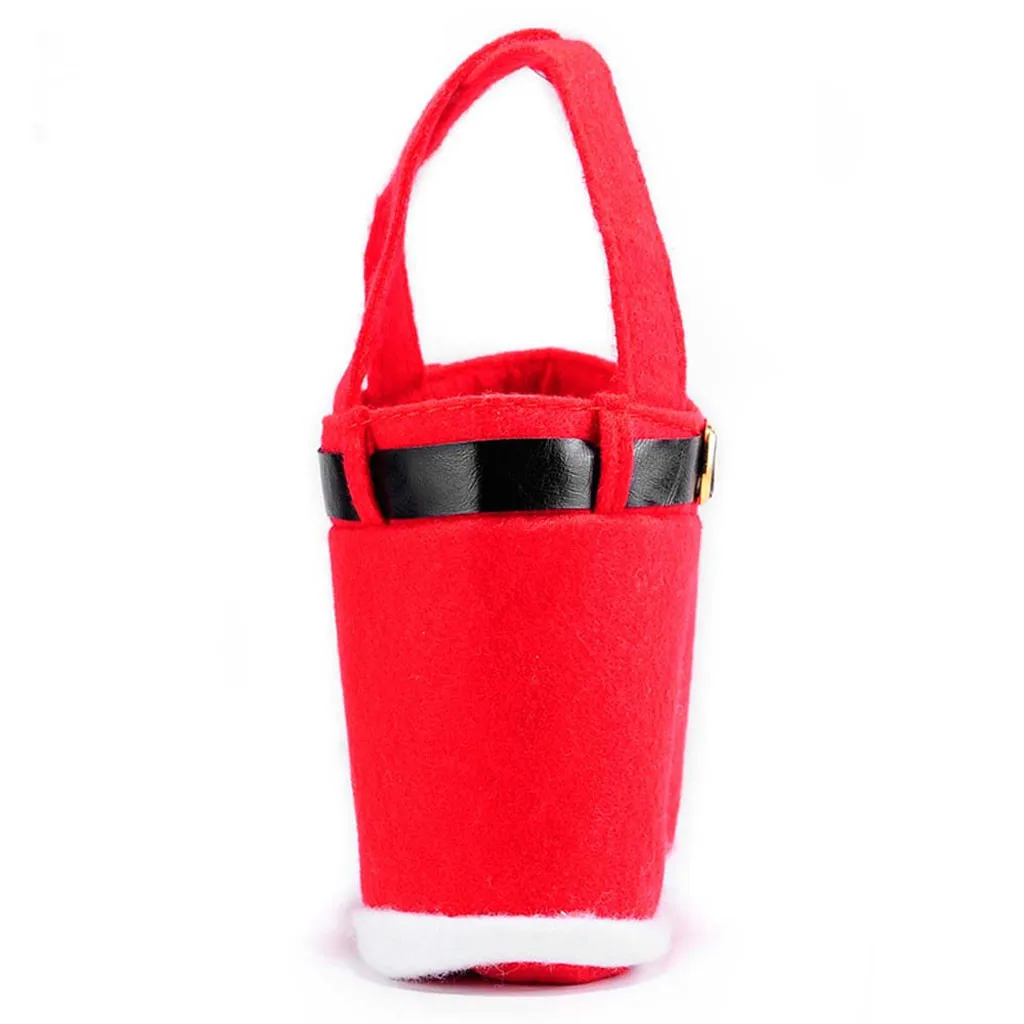 Рождественская Подарочная сумка Санта Клауса для свадьбы конфет с яблоком