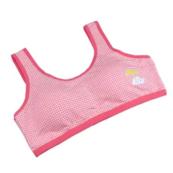 

1PC Girls Bras Soft Young Children Bra Training Small Vest Teenage Underwear Puberty Clothing