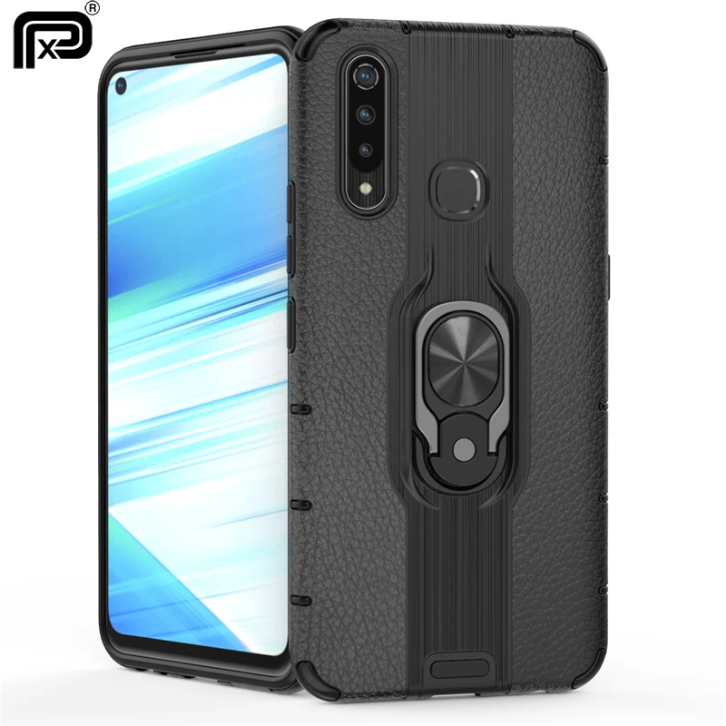 ДЛЯ VIVO Z5X кейс держатель для колец Броня бампер задняя крышка Z1 Pro Чехол Мягкий