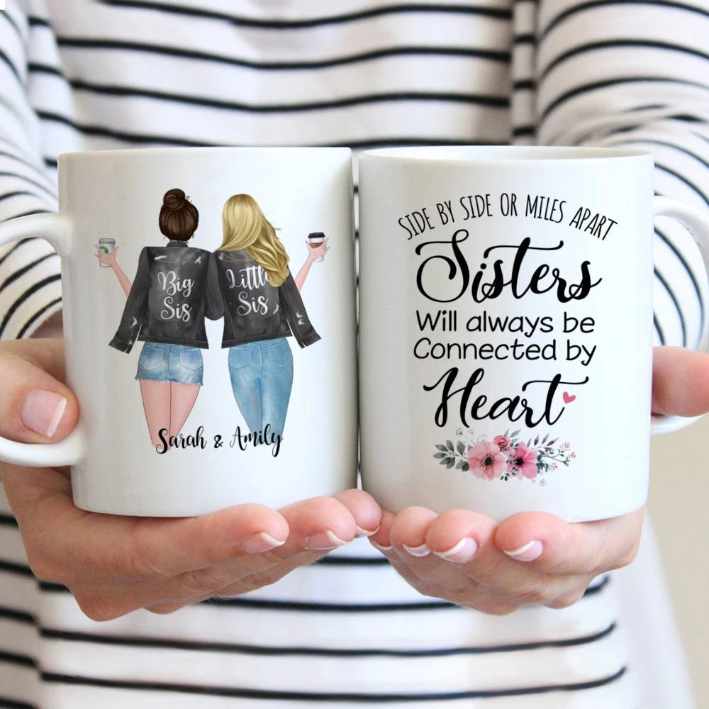 Personalized Mugs Sisters | Sisters Mug Coffee Cup | Ceramic ...