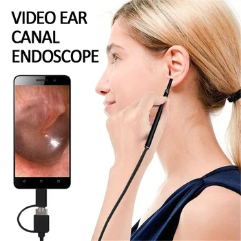 

Professional PC Visual Earpick Ear Cleaning Tool Endoscope Spoon Check Body Parts Mini Camera Medical HD Earwax Removal Kit