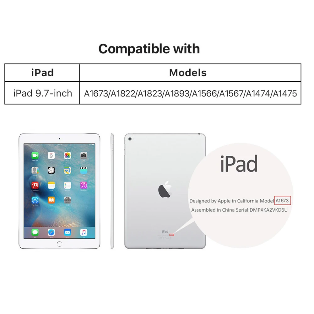Для iPad 9,7 дюймов чехол для планшета MacBook Crazy Horse кожа мульти карты держатель ручки складной стоячая таблетница с пряжкой для iPad 9,7
