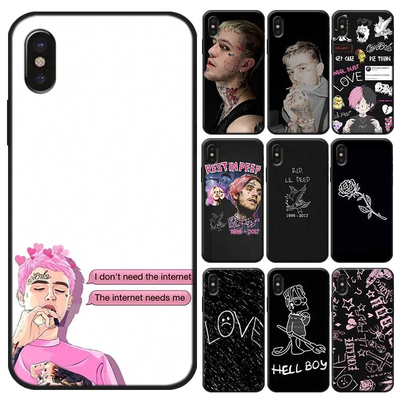 Мягкий силиконовый чехол для телефона iPhone 11 11pro pro max X XS MAX XR 7 8 6 6S plus 5s SE Rap Singer Lil Peep |