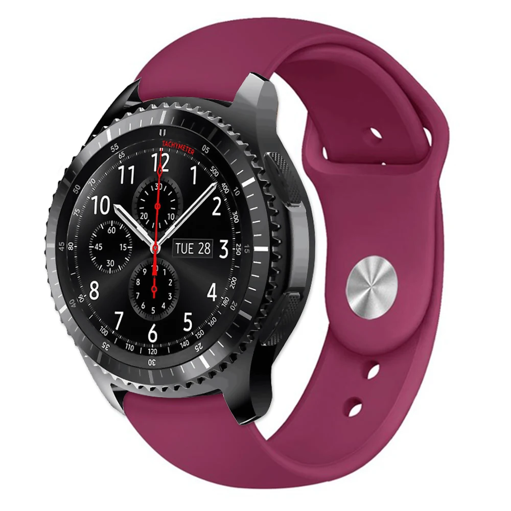 Ремешок Active2 для samsung Galaxy watch Active 2 band 46 мм 42 мм gear S3 Frontier sport 20 мм 22 мм ремешок для часов мягкий браслет correa