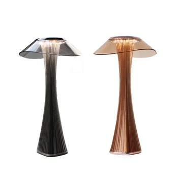 

16 LEDs Acrylic Table Lamp USB Charging Desk Lamp Touch Control Table Light 3 Colors Stepless Dimming Desktop Lamp Night Light