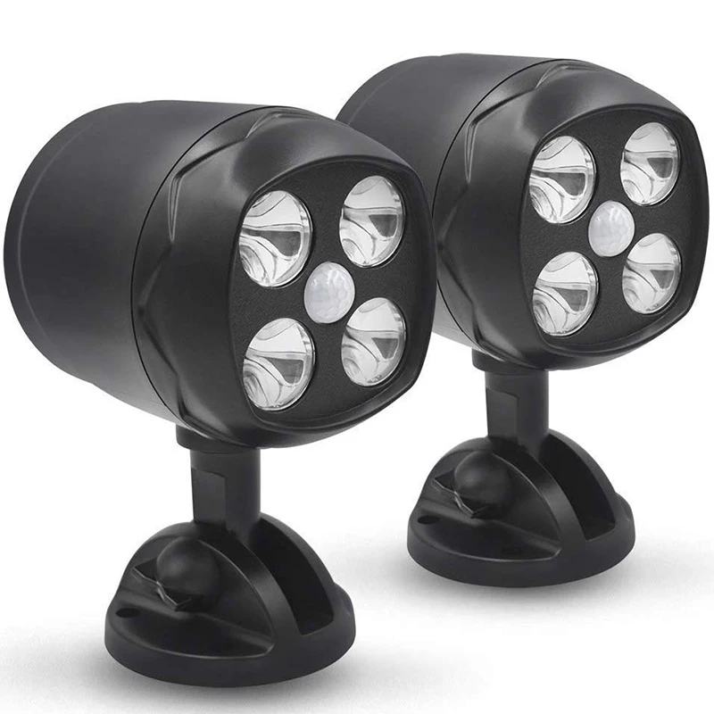 

Outdoor Sports Lights, Motion Sensor Projection Lights, Battery-Powered Weatherproof Wall Lights, Terrace Garden Garage Lights 8