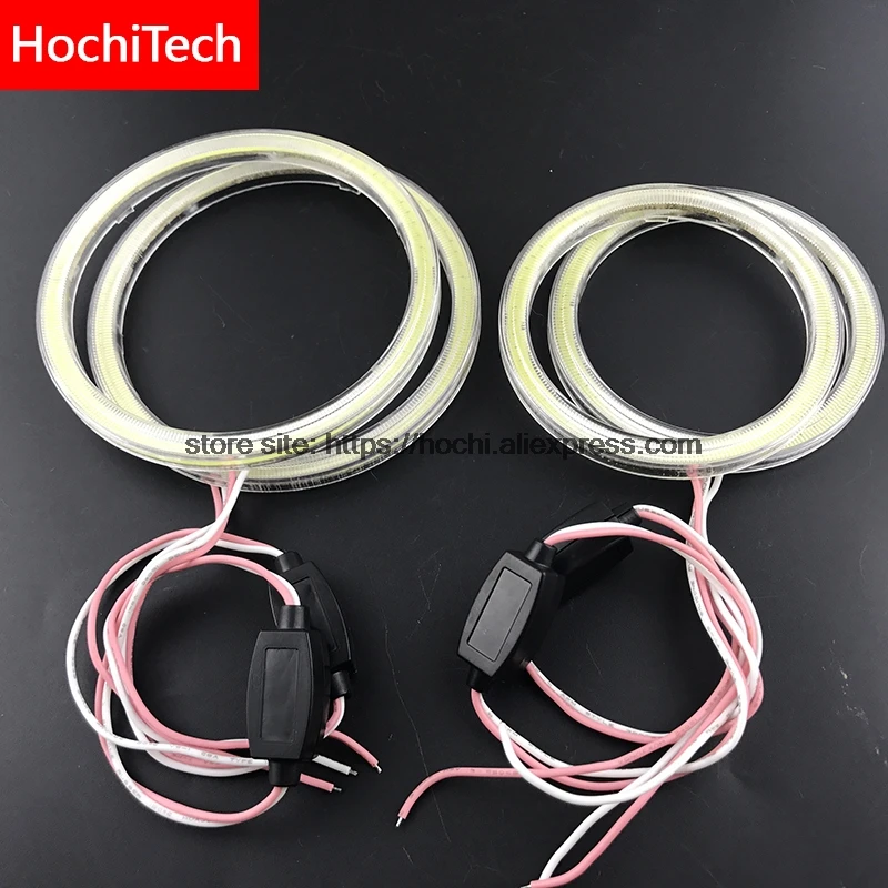 Для audi A4 B6 2000-2006 COB Led дневной свет Белый Halo Cob Led angel eyes кольцо без ошибок ультра яркий