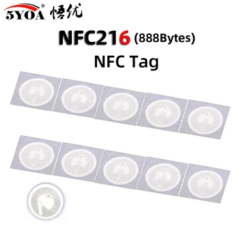 

1000pcs NFC Tag NFC216 Label 216 Stickers Tags Badges Lable Sticker 13.56mHz for huawei share ios13 personal automation shortcut