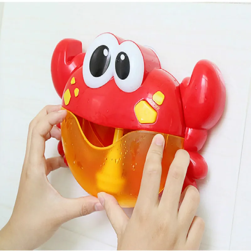 Baby Shower Bath игрушка устройство для мыльных пузырей крабы с музыкой забавная игрушка для купания Когнитивная плавающая игрушка для детей мальчиков и девочек