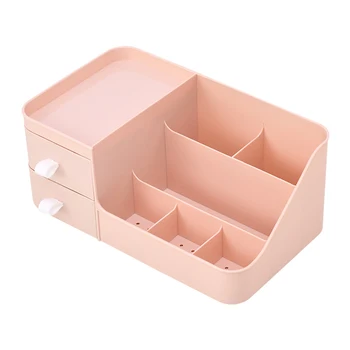 

1Pc Desktop Organizer Cosmetic Storage Case Make-up Organizer Box for Students