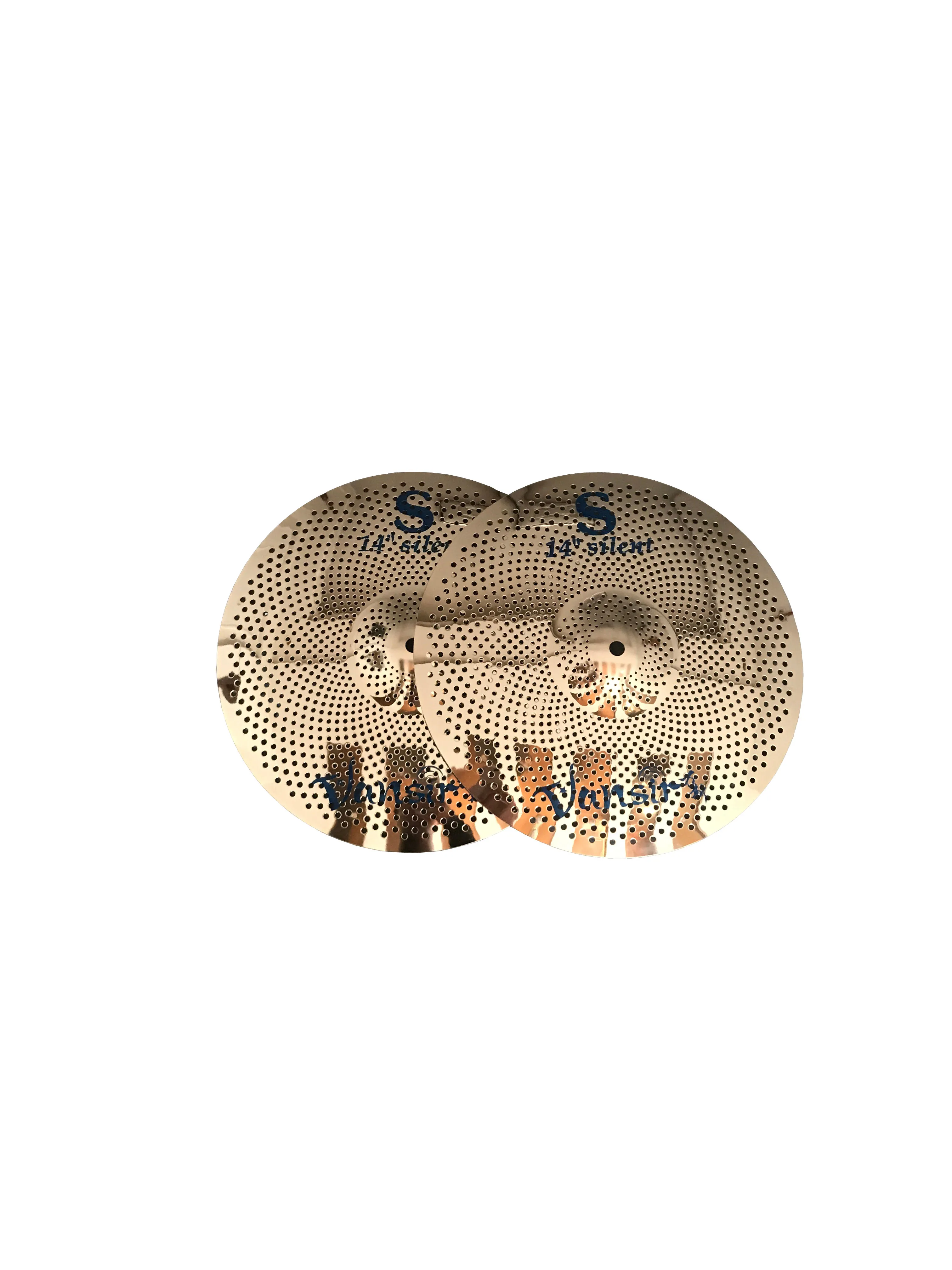 Vansir Big Full Cymbal Set Silver color Polishing Mute 8&ldquo;/10&ldquo;12&rdquo;/16&ldquo;/2*18&ldquo;/20&rdquo;/13&ldquo;HH/14"HH/16"CHINA/2*18"CHINA/3BAG