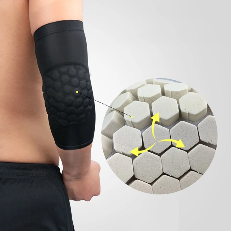 arm sleeve armband elbow support Basketball Arm Sleeve Breathable Football Safety Sport Elbow Pad brace protector 1pcs elbow strap elbow brace elbow pads