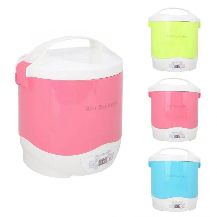 

1.5L Mini Electric Rice Cooker Household Multifunctional Thermal Heating Lunch Box Food Container Warmer