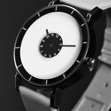 Модные креативные часы для мужчин кожаный ремешок кварцевые наручные часы Универсальные мужские часы relogio masculino reloj hombre erkek kol saati