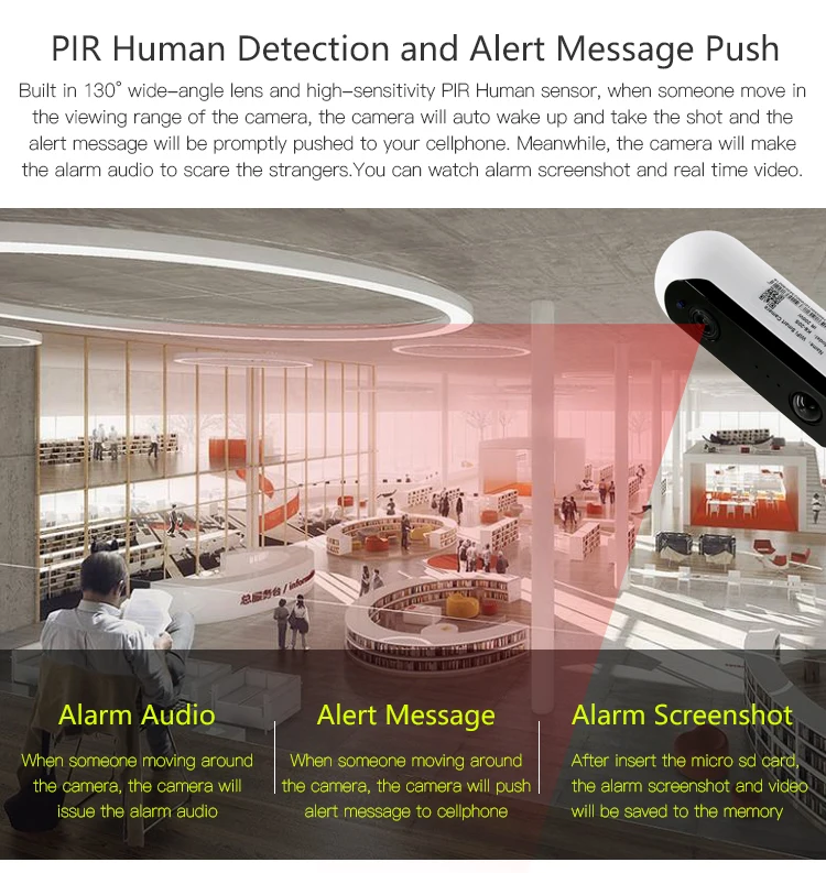 1080P 2.0MP Solar Rechargeable Battery Power WIFI Security CCTV IP camera with Waterproof Outdoor S