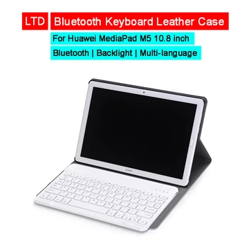 

Bluetooth Keyboard Case For HUAWEI MediaPad M5 10.8" Russian Arabic Hebrew Thai Korean Spanish French German Italian Keyboard