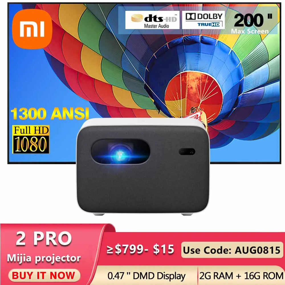 Xiaomi Mijia Projector 2 Pro Smart Laser TV HD 1080P 0.47