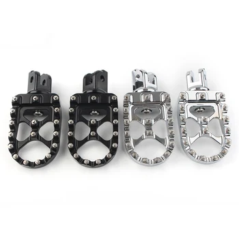 

CNC Aluminum Foot Pegs Footrests Motorbikes Black Footpeg Rests Pedals for Harley 2018-up Softail Models
